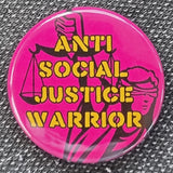 Anti Social Justice Warrior Badge