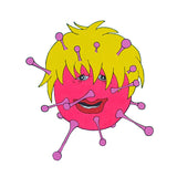 BOR-15 Virus Shaped Vinyl Sticker