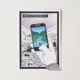 No Time Machine App Postcard