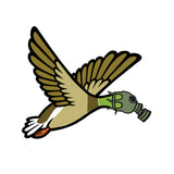 Flying Duck Shaped Sticker
