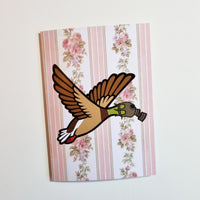 Flying Duck Set Of 5 Greetings Cards