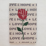 Bundle of 3 "Love & Hope" A6 Recycled Notebook Pencil Sets