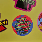 Fucking Fucked Vinyl Sticker