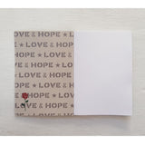 Bundle of 3 "Love & Hope" A6 Recycled Notebook Pencil Sets