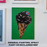Big Oil Treats The Kids... A4 Art Print