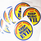 Keep Music Evil Vinyl Sticker