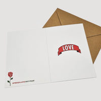 Reject Hate Greetings Card