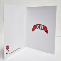 Reject Hate Greetings Card