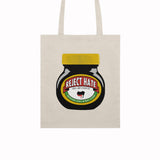 Reject Hate Organic Tote Bag (Natural)