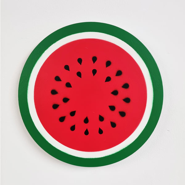 Palestine Watermelon Circular Painting