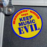 Keep Music Evil Vinyl Sticker
