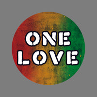 One Love 38mm Badge