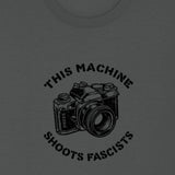 This Machine Shoots Fascists SLR T shirt (Anthracite)