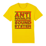 Anti-Socialite Sound System (Golden Yellow) T Shirt