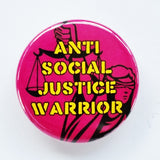 Anti Social Justice Warrior Badge