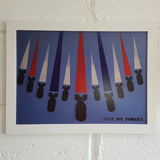 British Bombs A3 Art Print
