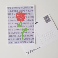 Hope & Love Postcard