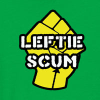 Leftie Scum (Fresh Green) Kids T Shirts