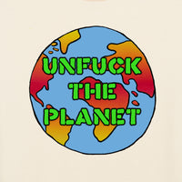 Unfuck The Planet (Raw Natural) Kids T Shirt
