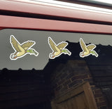 Flying Duck Shaped Sticker