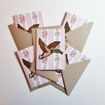 Flying Duck Set Of 5 Greetings Cards