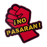 No Pasaran! Shaped Vinyl Sticker