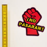 No Pasaran! Shaped Vinyl Sticker