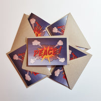 Peace Set Of 5 Greetings Cards