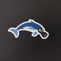 Dolphin Mask Shaped Sticker